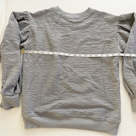 LEE Women’s Textured Long Sleeve Knit Top - Small - Picture 7 of 10